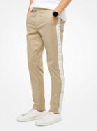 Michael Kors Mens Slim-fit Contrast Stripe Trousers