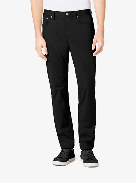 Michael Kors Mens Tailored/classic-fit Stretch-twill Jeans