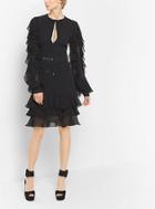 Michael Kors Collection Ruffled Silk-georgette Dress