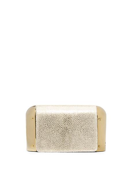 Michael Kors Collection Leyla Small Stingray Clutch