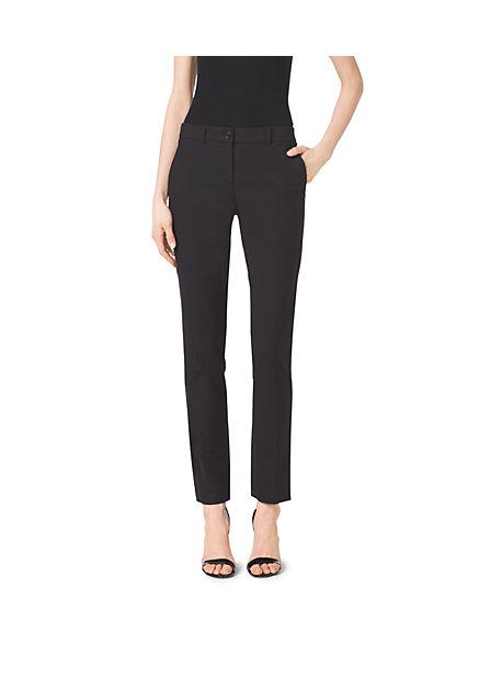 Michael Kors Collection Samantha Stretch-cotton Skinny Pants