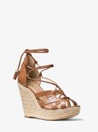 Michael Michael Kors Mirabel Leather Lace-up Wedge