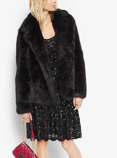 Michael Michael Kors Faux-fur Peacoat
