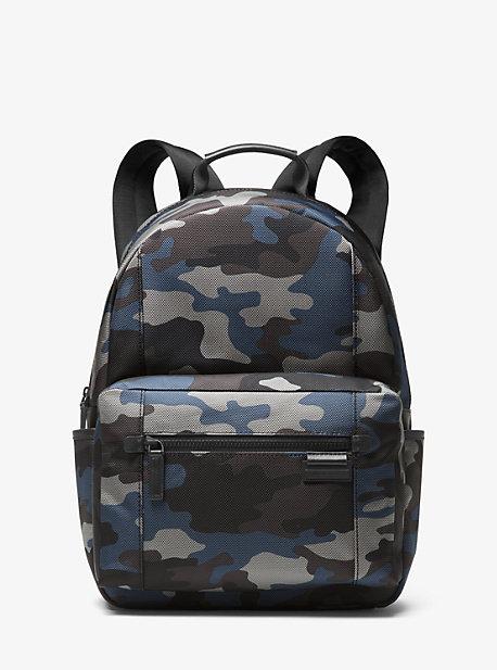 Michael Kors Mens Travis Camouflage Nylon Backpack