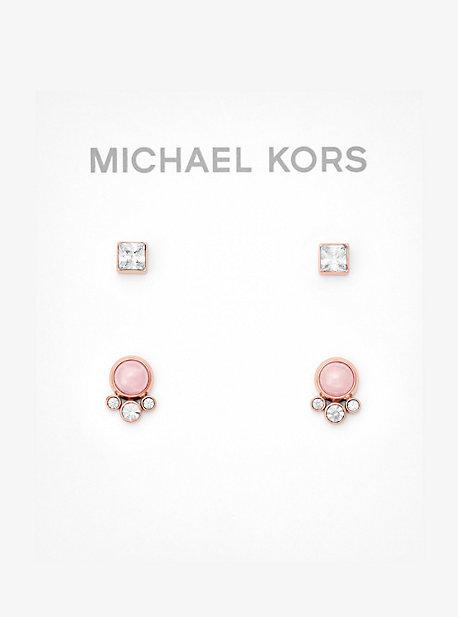 Michael Kors Rose Gold-tone Mix-and-match Stud Earrings