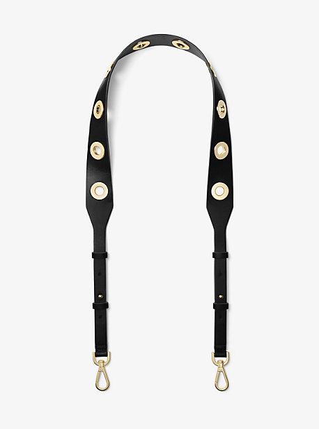 Michael Michael Kors Grommet-embellished Leather Handbag Strap