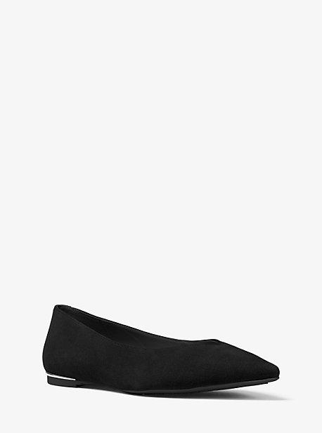 Michael Michael Kors Lizzy Suede Choked Flat