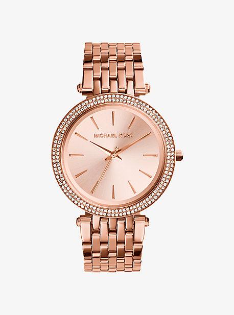 Michael Kors Darci Pav Rose Gold-tone Watch