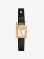 Michael Kors Isadore Gold-tone And Leather Watch