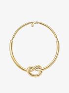 Michael Kors Gold-tone Knot Necklace