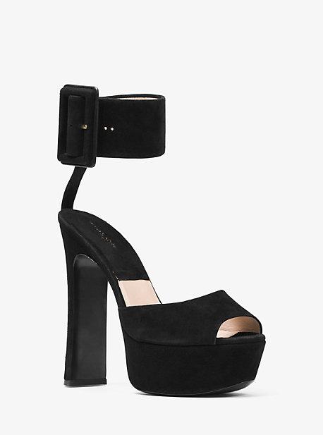 Michael Kors Collection Tatiana Suede Platform Sandal