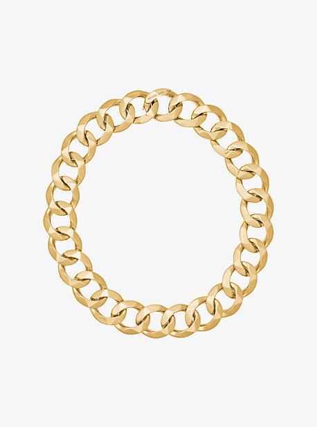 Michael Kors 14k Gold-plated Chain-link Choker