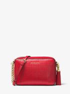 Michael Michael Kors Ginny Perforated Leather Crossbody