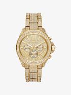 Michael Kors Wren Pave Gold-tone Watch