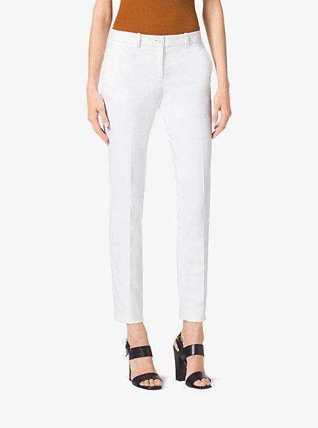 Michael Kors Collection Samantha Wool-gabardine Skinny Pants