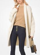 Michael Michael Kors Cable Wool-blend Cardigan