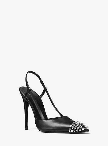 Michael Kors Collection Ailey Studded Leather Pump