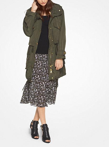 Michael Michael Kors Lightweight Woven Parka