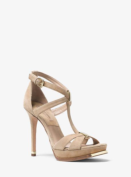 Michael Kors Collection Leandra Suede Sandal