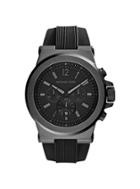 Michael Kors Dylan Black Stainless Steel Oversized Watch