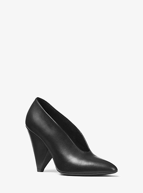 Michael Kors Collection Dori Calf Leather Choked Pump