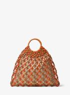 Michael Kors Cooper Woven Leather Tote