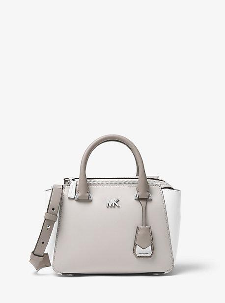 Michael Michael Kors Nolita Mini Color-block Leather Crossbody