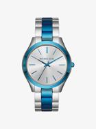 Michael Kors Slim Runway Silver-tone Watch