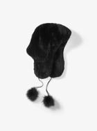 Michael Michael Kors Fur Pom-pom Earflap Hat