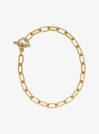 Michael Kors Cityscape Pave Toggle Gold-tone Necklace