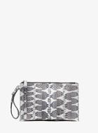 Michael Kors Collection Harlow Large Zip Clutch