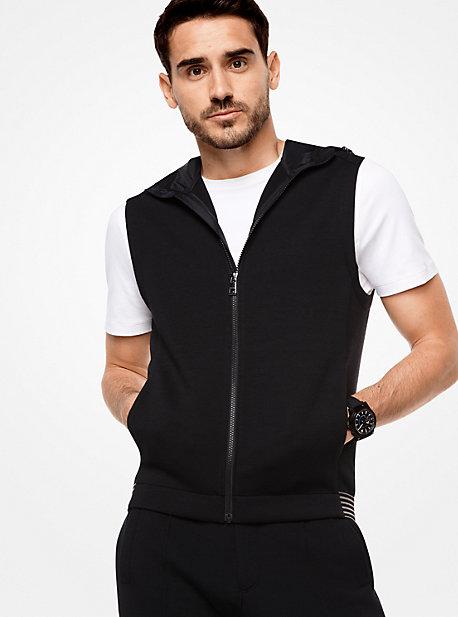 Michael Kors Mens Neoprene Hooded Vest