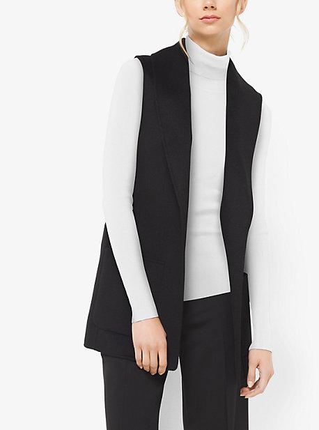 Michael Kors Collection Cashgora-melton Vest