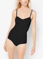 Michael Kors Collection Ruched Maillot