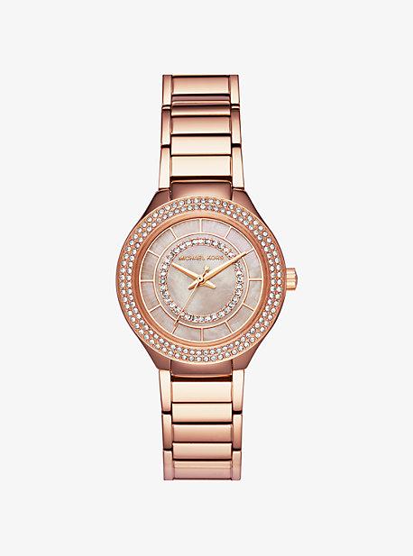 Michael Kors Mini Kerry Rose Gold-tone Watch