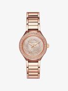 Michael Kors Mini Kerry Rose Gold-tone Watch