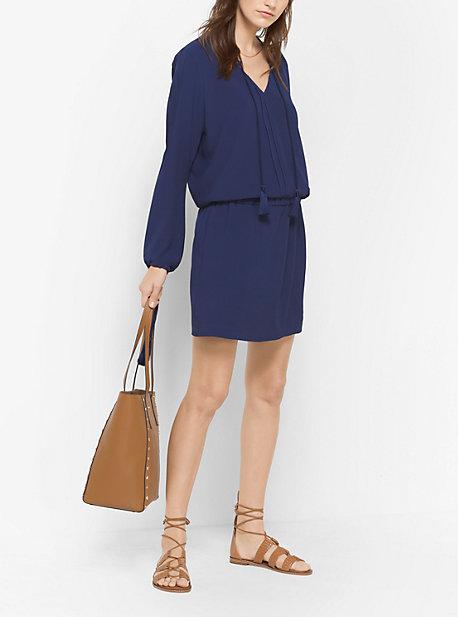Michael Michael Kors Tassel Chiffon Dress