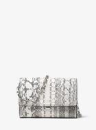 Michael Kors Collection Yasmeen Small Snakeskin Clutch
