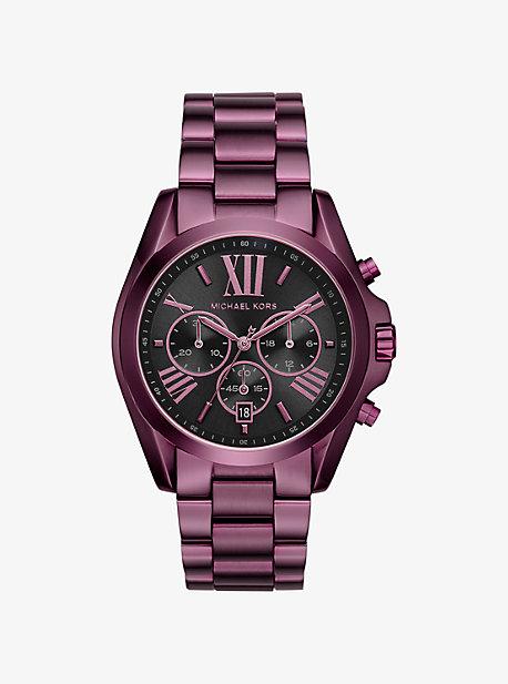 Michael Kors Bradshaw Plum-tone Watch