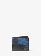 Michael Kors Mens Jet Set Camouflage Logo Billfold Wallet