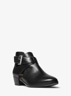 Michael Michael Kors Mercer Cutout Leather Ankle Boot