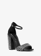 Michael Kors Collection Rosa Studded Leather Sandal