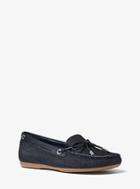 Michael Michael Kors Sutton Denim And Leather Moccasin
