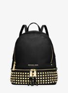 Michael Michael Kors Rhea Small Studded Leather Backpack