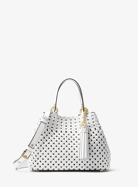 Michael Michael Kors Brooklyn Small Woven Leather Tote
