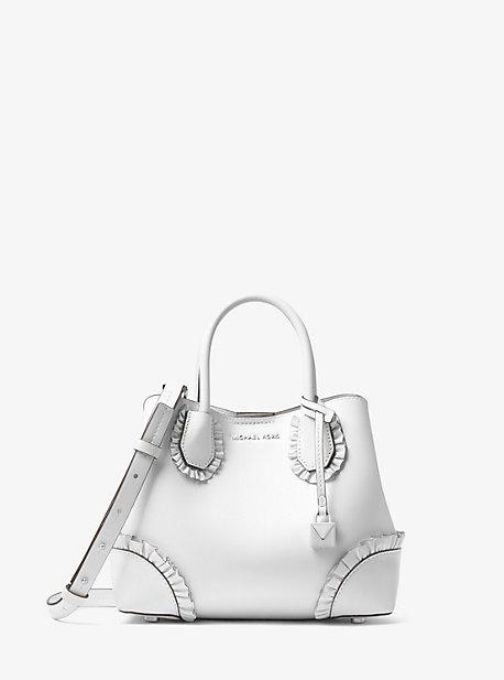 Michael Michael Kors Mercer Gallery Small Ruffled Leather Satchel
