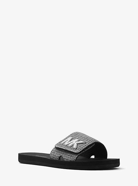Michael Michael Kors Mk Logo Chain Mesh Slide