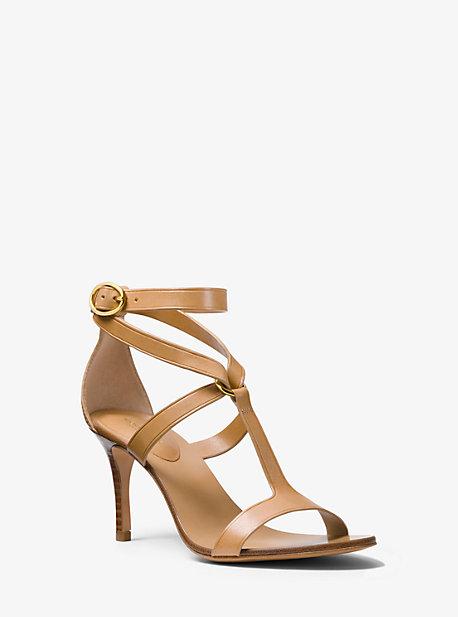 Michael Kors Collection Ashley Calf Leather Sandal