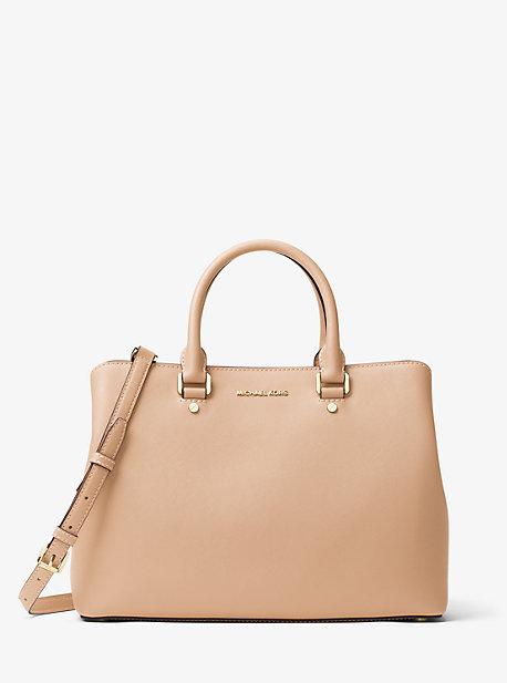 Michael Michael Kors Savannah Large Saffiano Leather Satchel