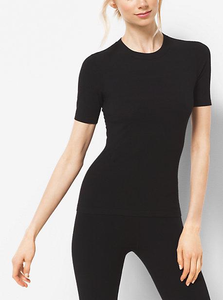 Michael Kors Collection Stretch-viscose Crewneck T-shirt